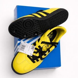 Adidas Bright Yellow and Black Sports Shoes